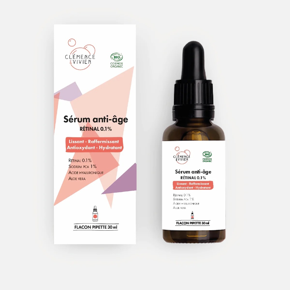 Clemence & Vivien Sérum anti âge au rétinal Sérum