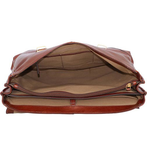 The Bridge Vespucci Aktentasche Leder 40 cm Laptopfach