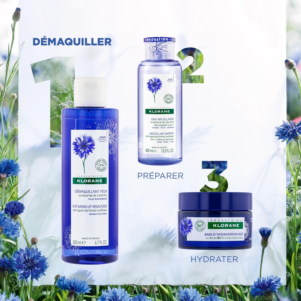 Klorane Bleuet Démaquillant Yeux 200 ml Démaquillant yeux