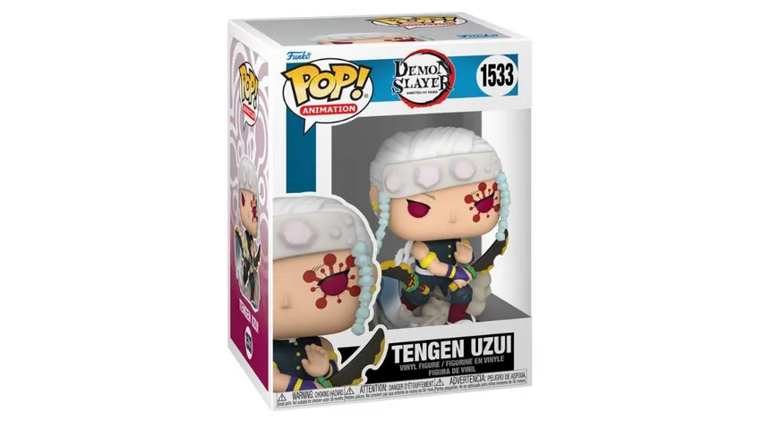 Funko - POP! - Demon Slayer - Tengen Uzui (mit Variante) Vinyl
