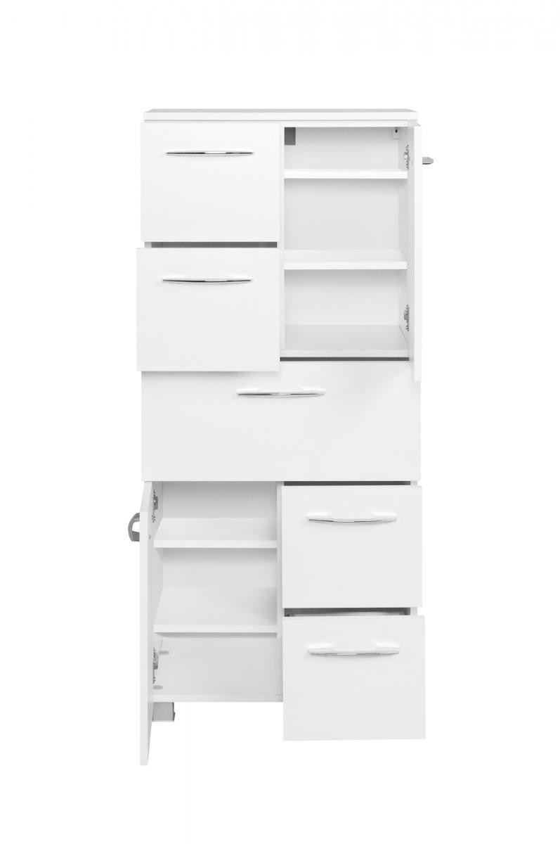 Held Möbel Held Portofino Midischrank 60 weiß