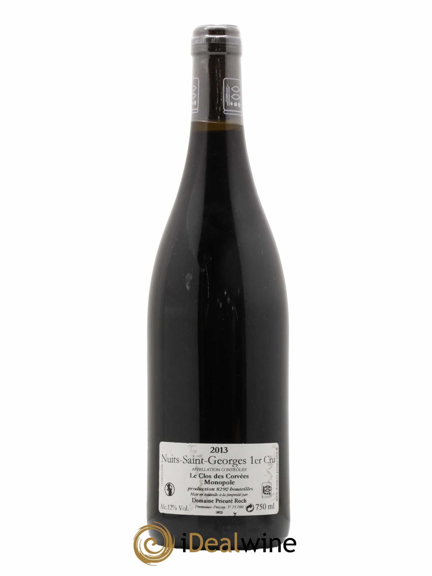 Nuits Saint-Georges 1er Cru Le Clos des Corvées Prieuré Roch  2013 - Lot de 1 Bouteille
