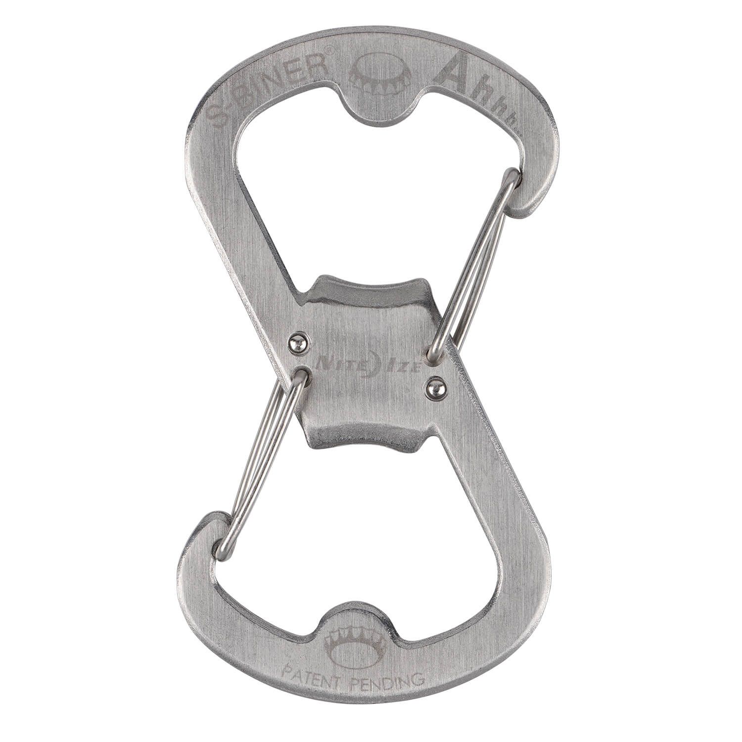 Stainless Bottle Opener S-Biner Karabiner