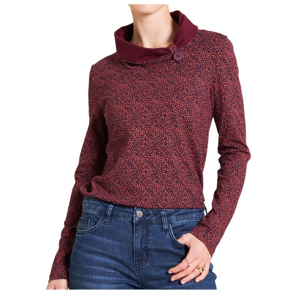 Tranquillo - Women's Jersey-Pullover mit Kragen - Longsleeve