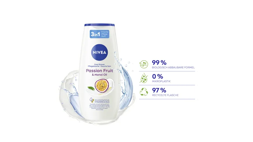 NIVEA Pflegedusche Passion Fruit & Monoi Oil 250 ml