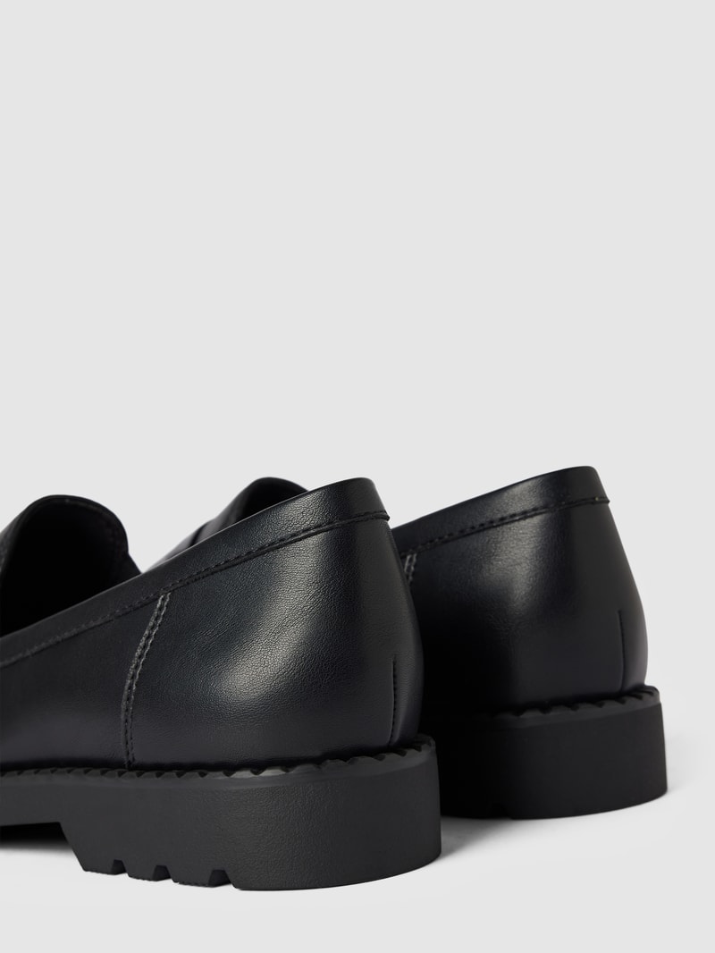 Penny-Loafer mit Schaftbrücke in schwarz