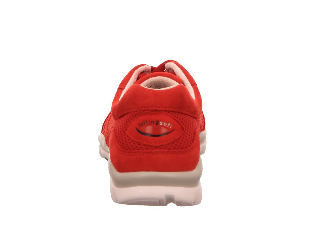 GABOR Freizeit Schnürer rot rollingsoft by Gabor Sneaker low 46.966.