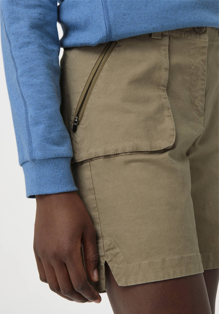 Outdoor-Shorts aus Bio-Baumwolle mit Hanf