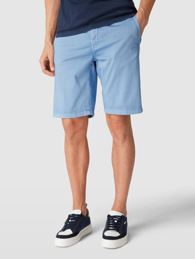 Bermudas mit Eingrifftaschen in blau