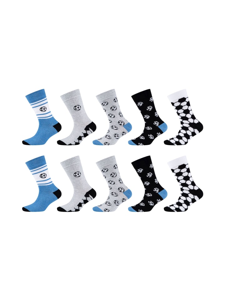 camano Socken 10er Pack ca-soft in Schwarz günstig kaufen 27-30