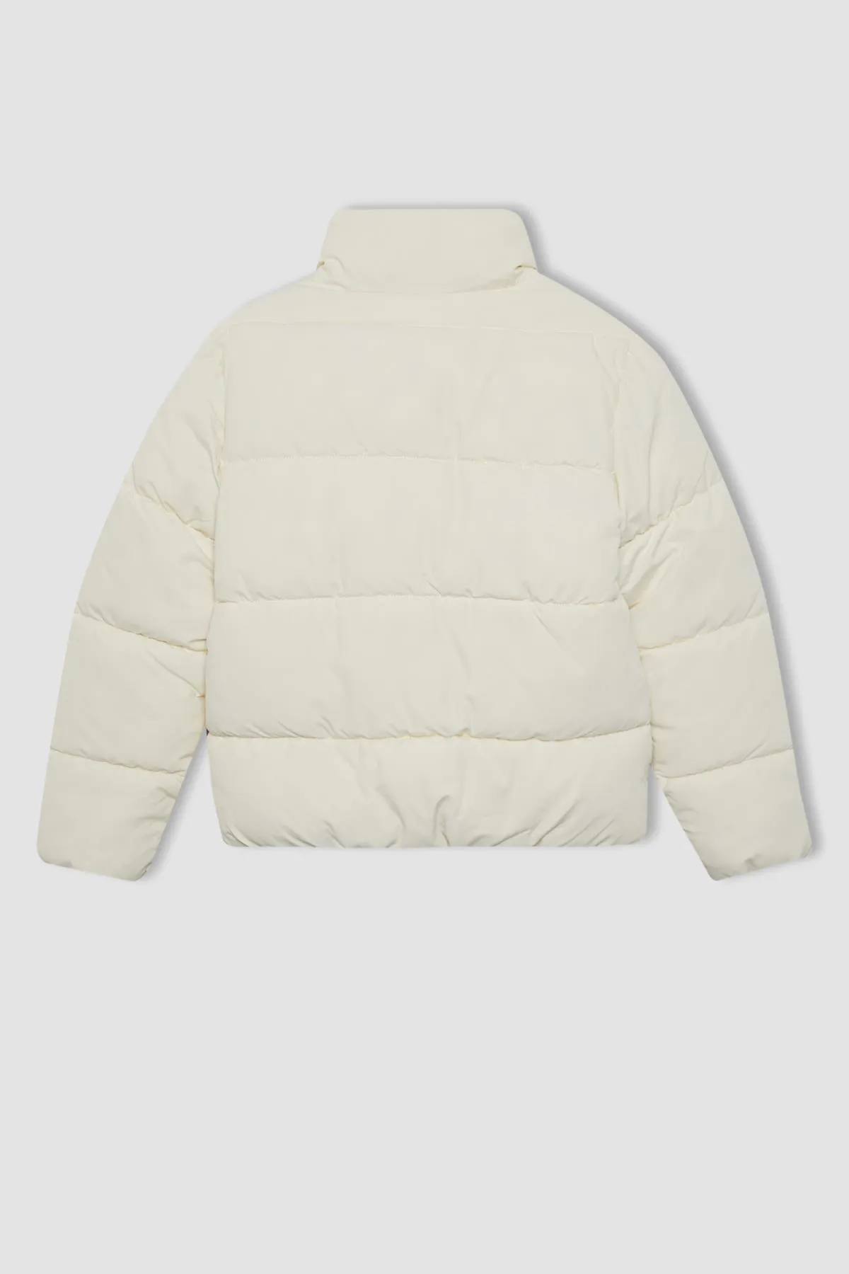 DeFacto  Wasserabweisende, mit Fleece gefütterte Pufferjacke für Mädchen mit Stehkragen A0836a823au