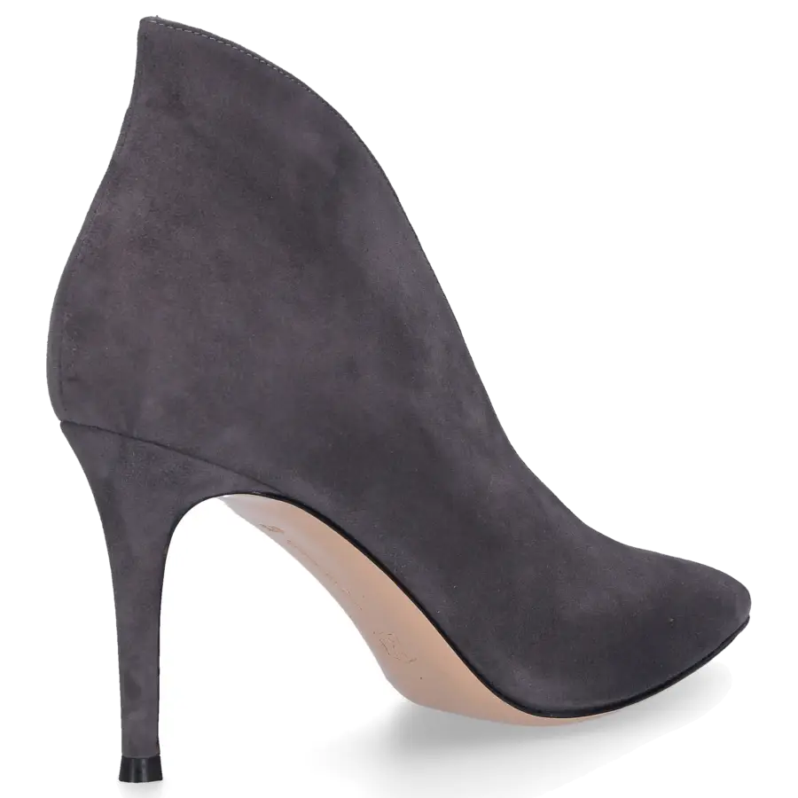 Gianvito Rossi - Stiefeletten VANIA Veloursleder - grau