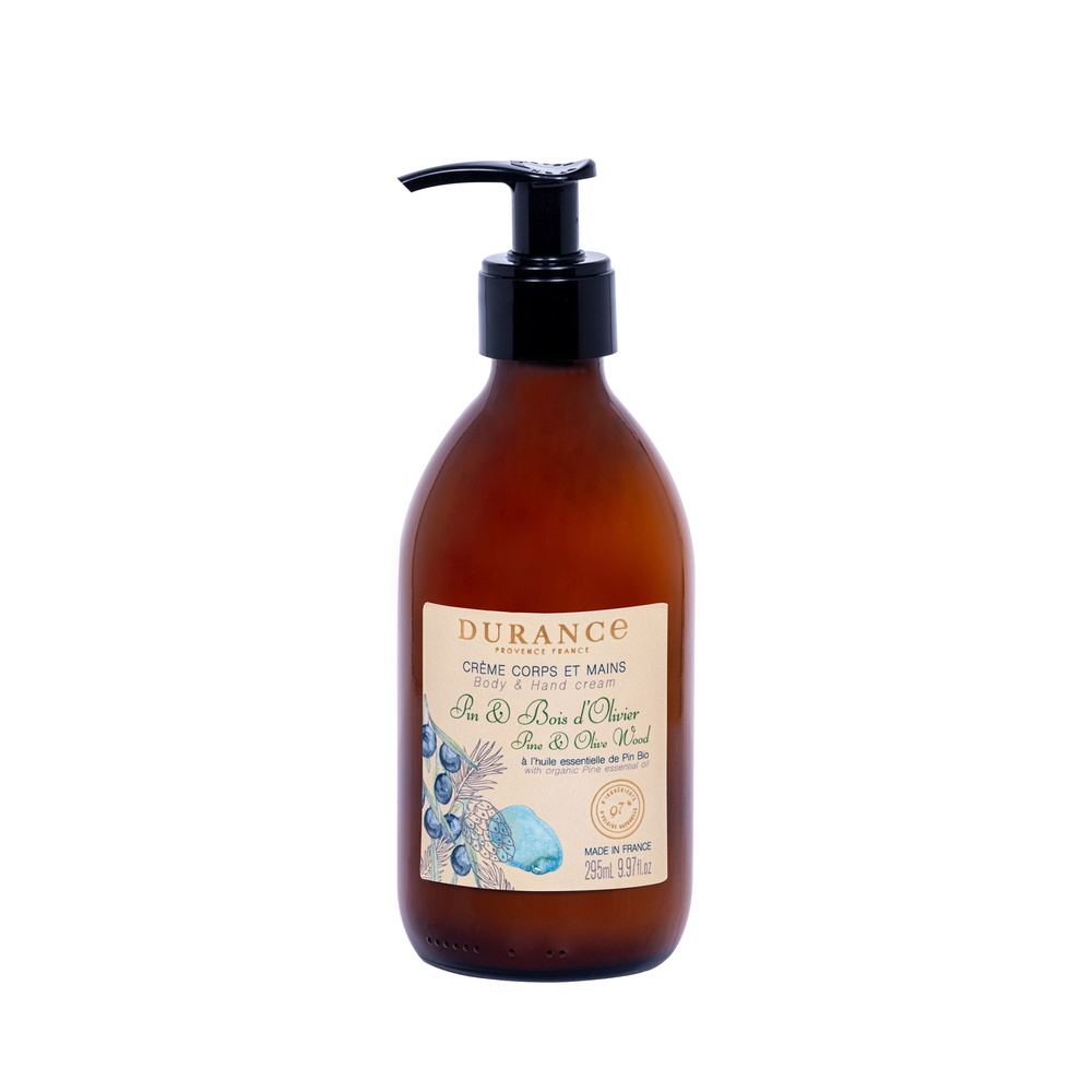 durance Pin Bois d'olivier Crème corps et mains 295ml