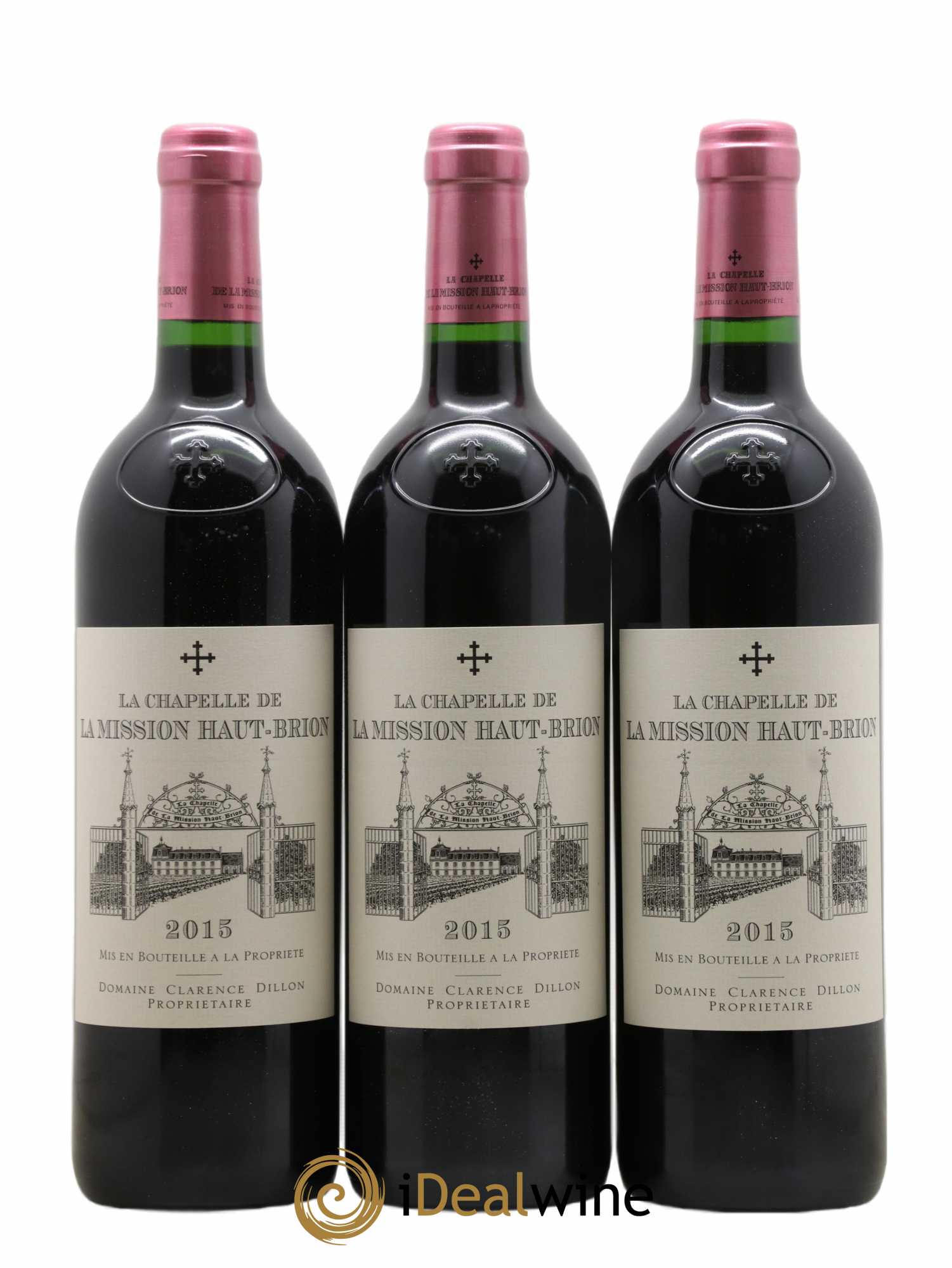La Chapelle de La Mission Haut-Brion Second Vin  2015 - Lot de 12 Bouteilles