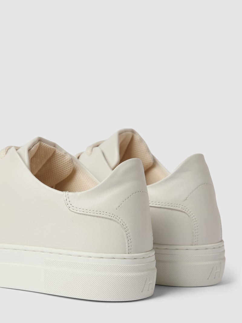 Sneaker aus echtem Leder Modell 'DAVID' in offwhite