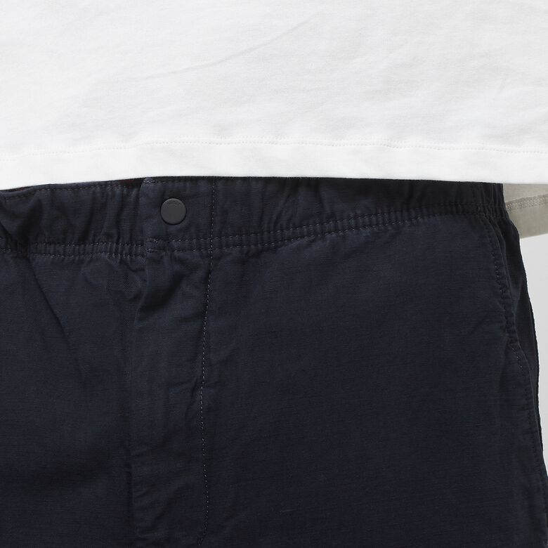 Norse Projects Ezra Relaxed Cotton Linen Trouser dark navy
