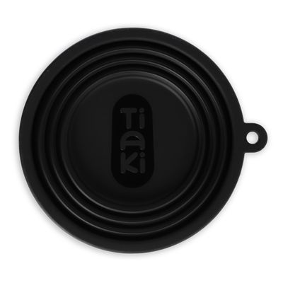 TIAKI Silikon Reisenapf, schwarz