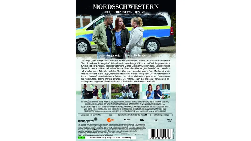 Mordsschwestern - Verbrechen ist Familiensache: Schweinepriester / Hensleffs letzter Fall