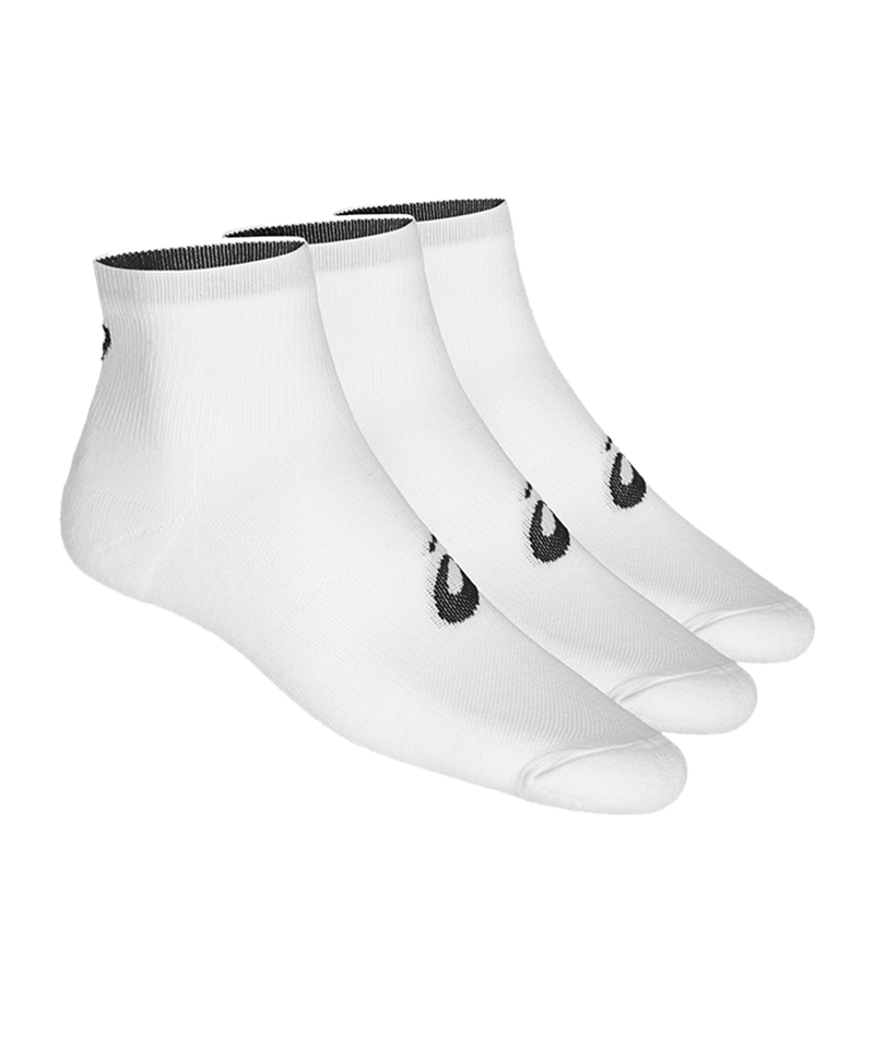 Asics 3er Pack Quarter Socks Socken Weiss F0001