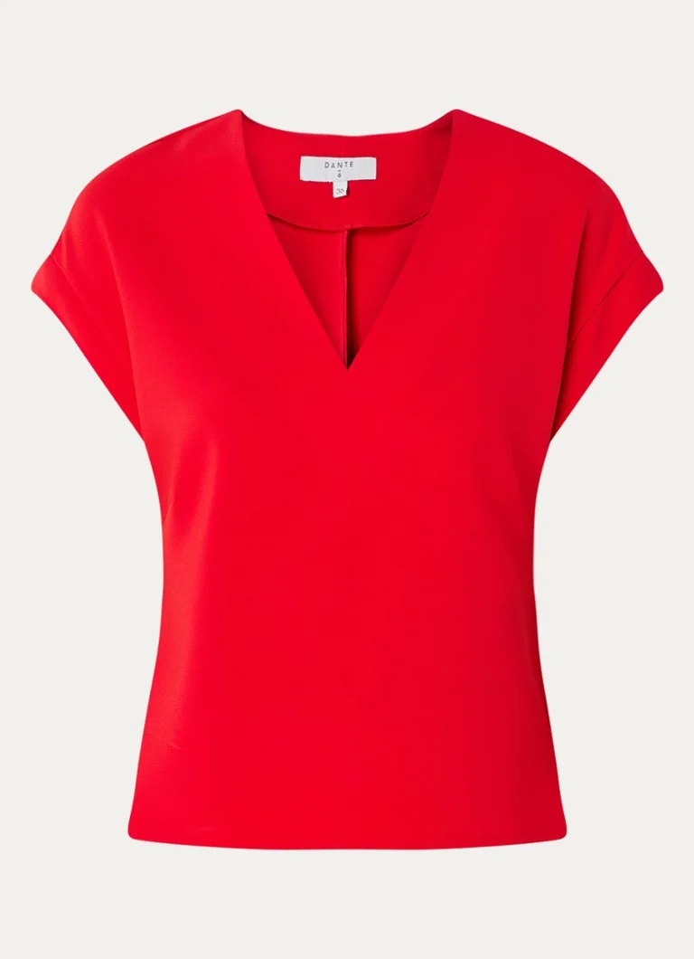 Dante High 6 V-Neck Henna