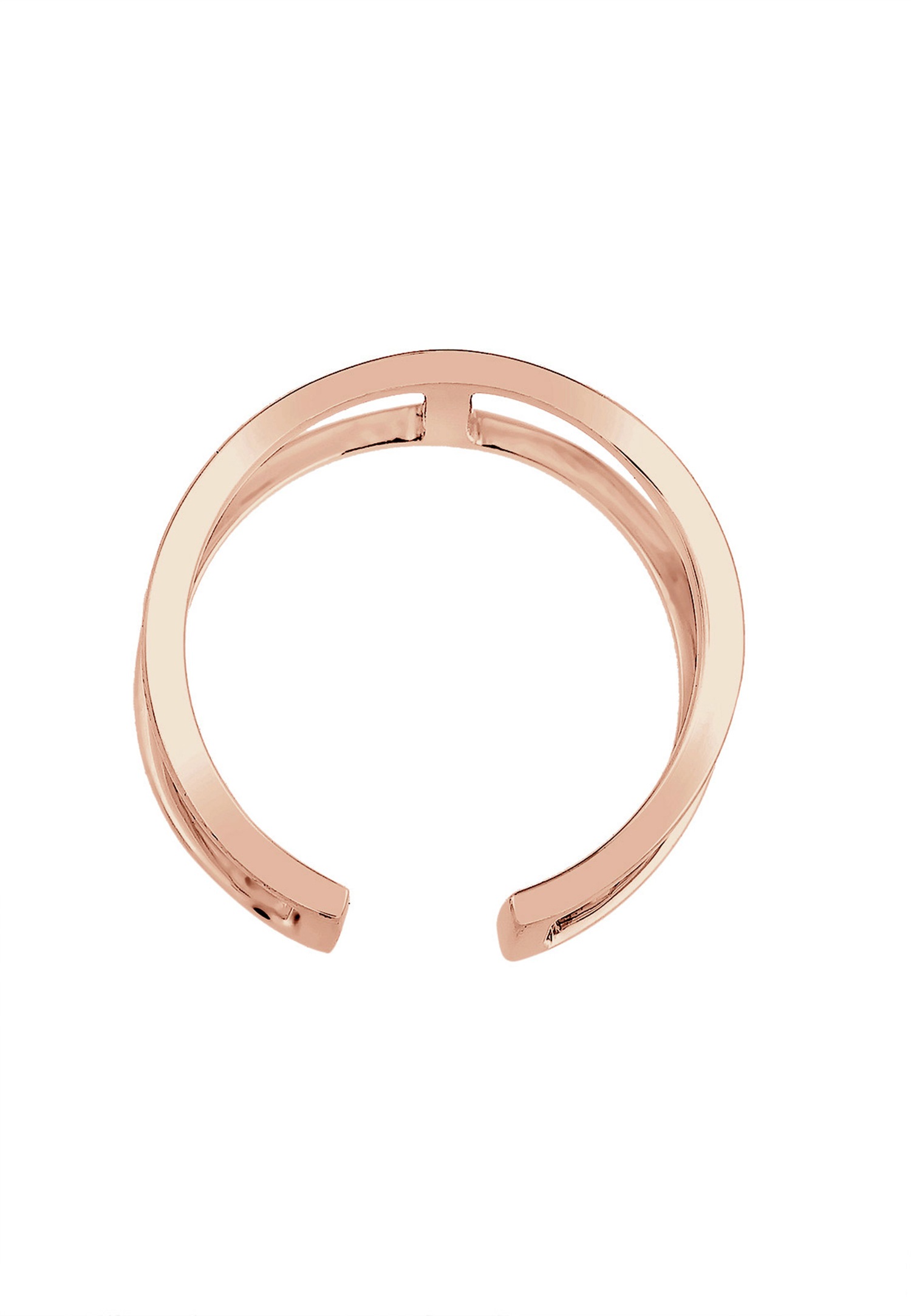 Elli Geo Tendance Minimale Bague Femme - (925/1000) Argent