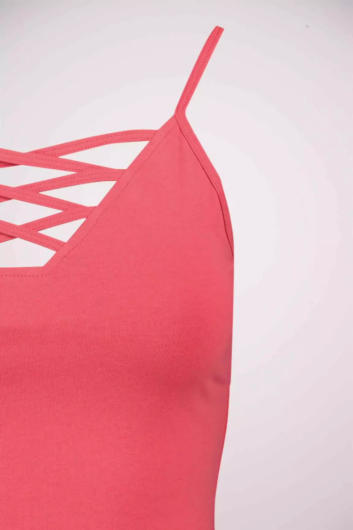 Tally Weijl Debardeurs Femme couleur rouge