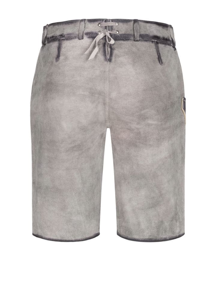 Nübler Lederhose kurz Tiana L in Silber günstig kaufen