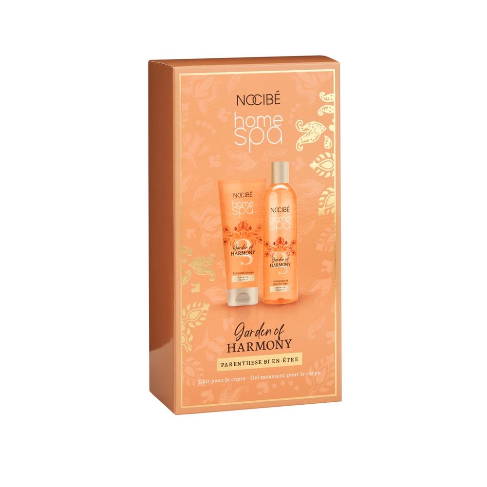 Nocibé Home Spa - Coffret Harmony of Ayurveda Parenthèse Bien-être Lait corps & mousse de douche