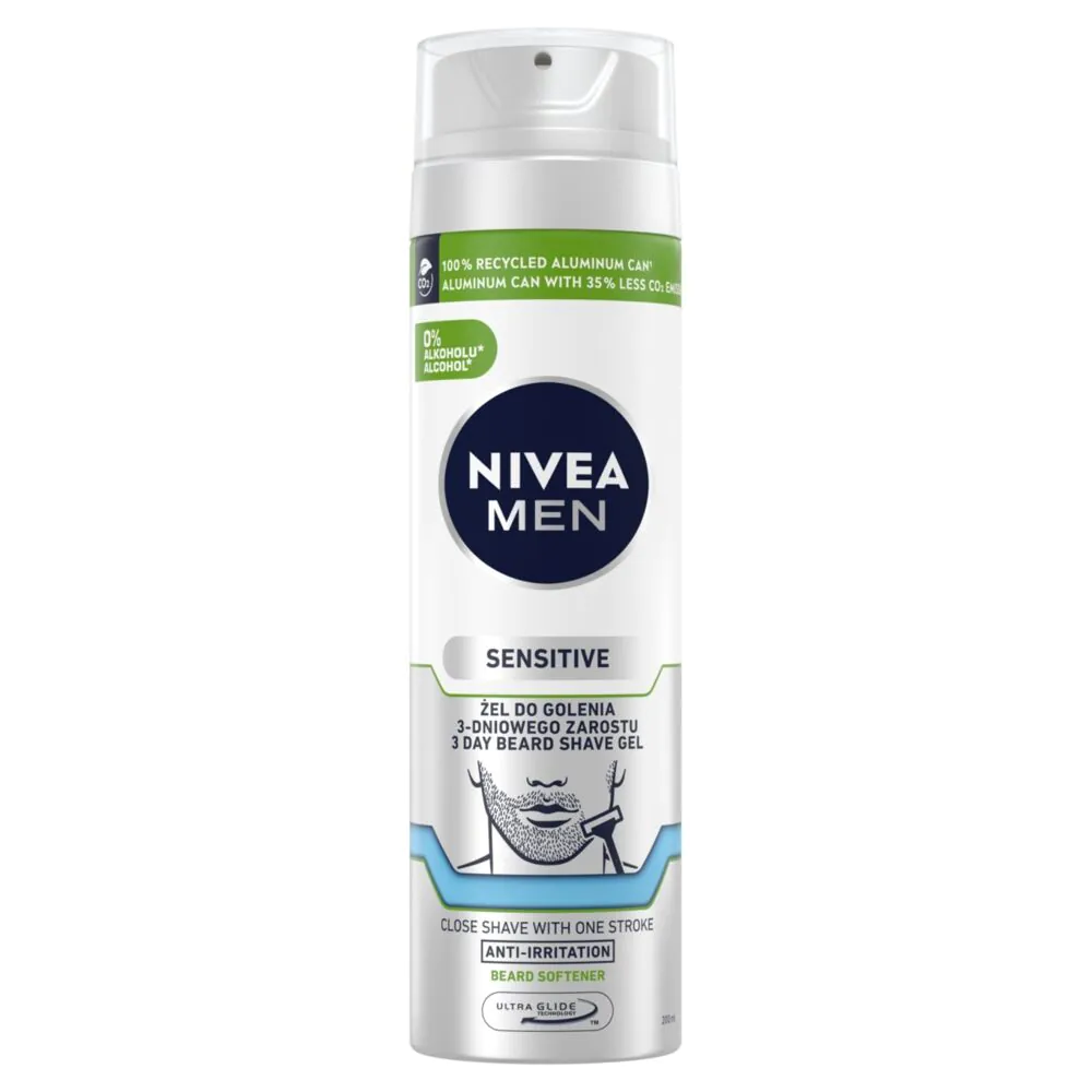 „Nivea Men Sensitive“ skutimosi želė 3 dienų barzdelei