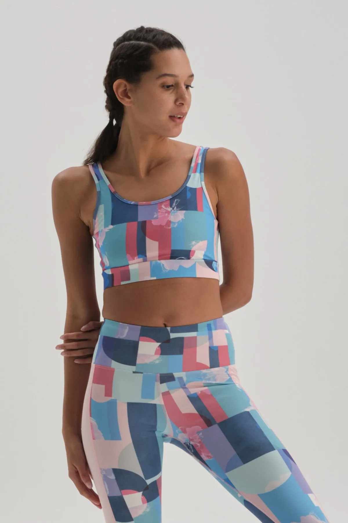 Dagi  Marineblauer gemusterter BH