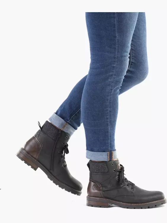 Rieker Herren Schnürstiefel