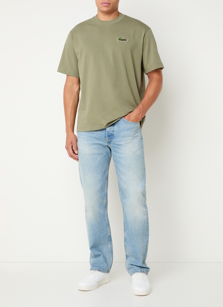 T-shirt Lacoste con logo ricamato