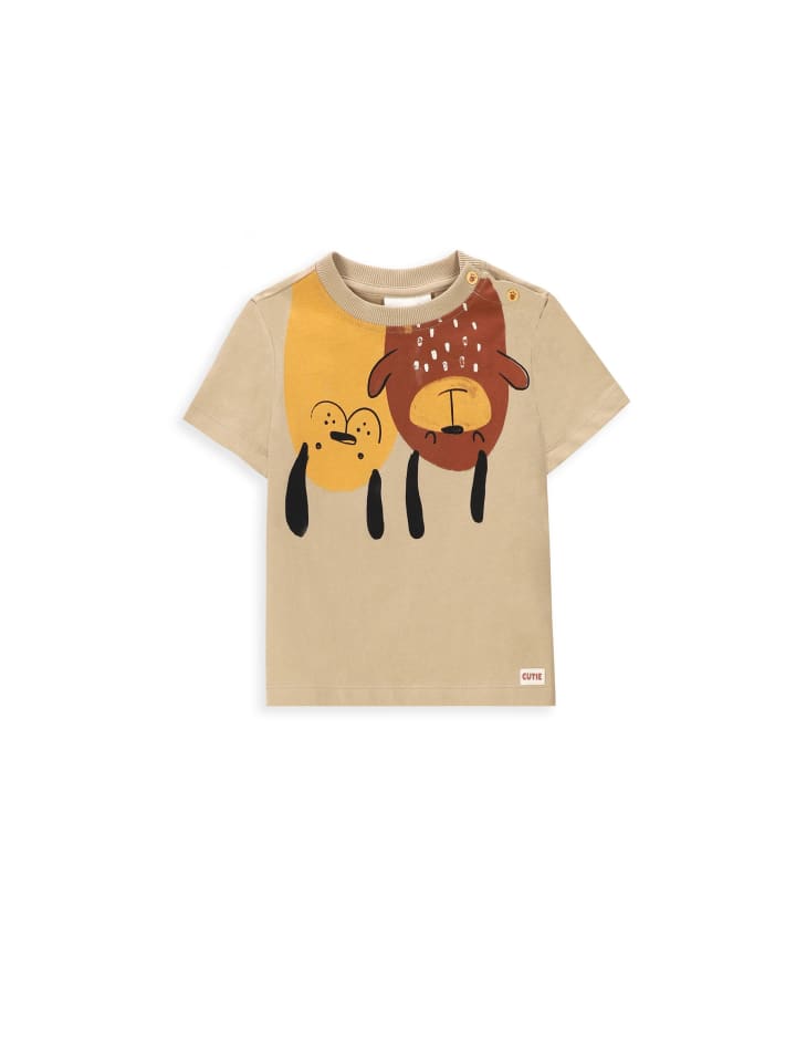 Coccodrillo T-Shirt mit kurzen Ärmeln in beige günstig kaufen