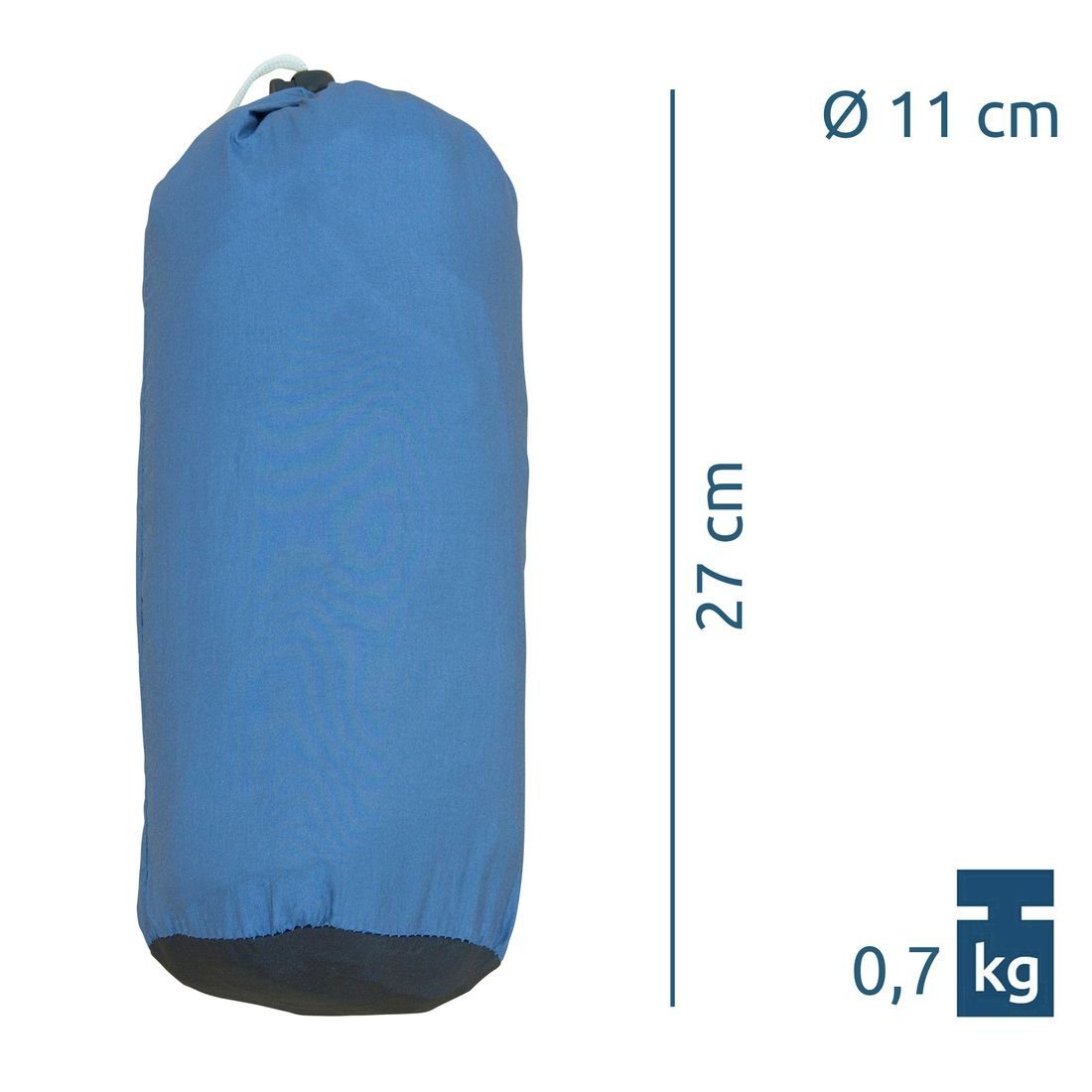 yourGEAR Hängematte yourGEAR Zion ultraleichte Hängematte 270 x 140cm Nylon 60g/m² 240kg