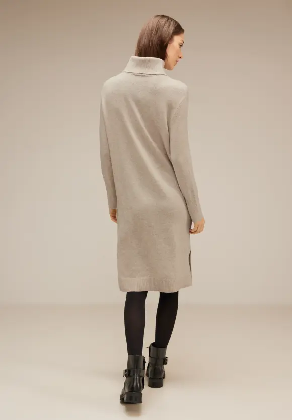 Street One Strickkleid mit Rollkragen