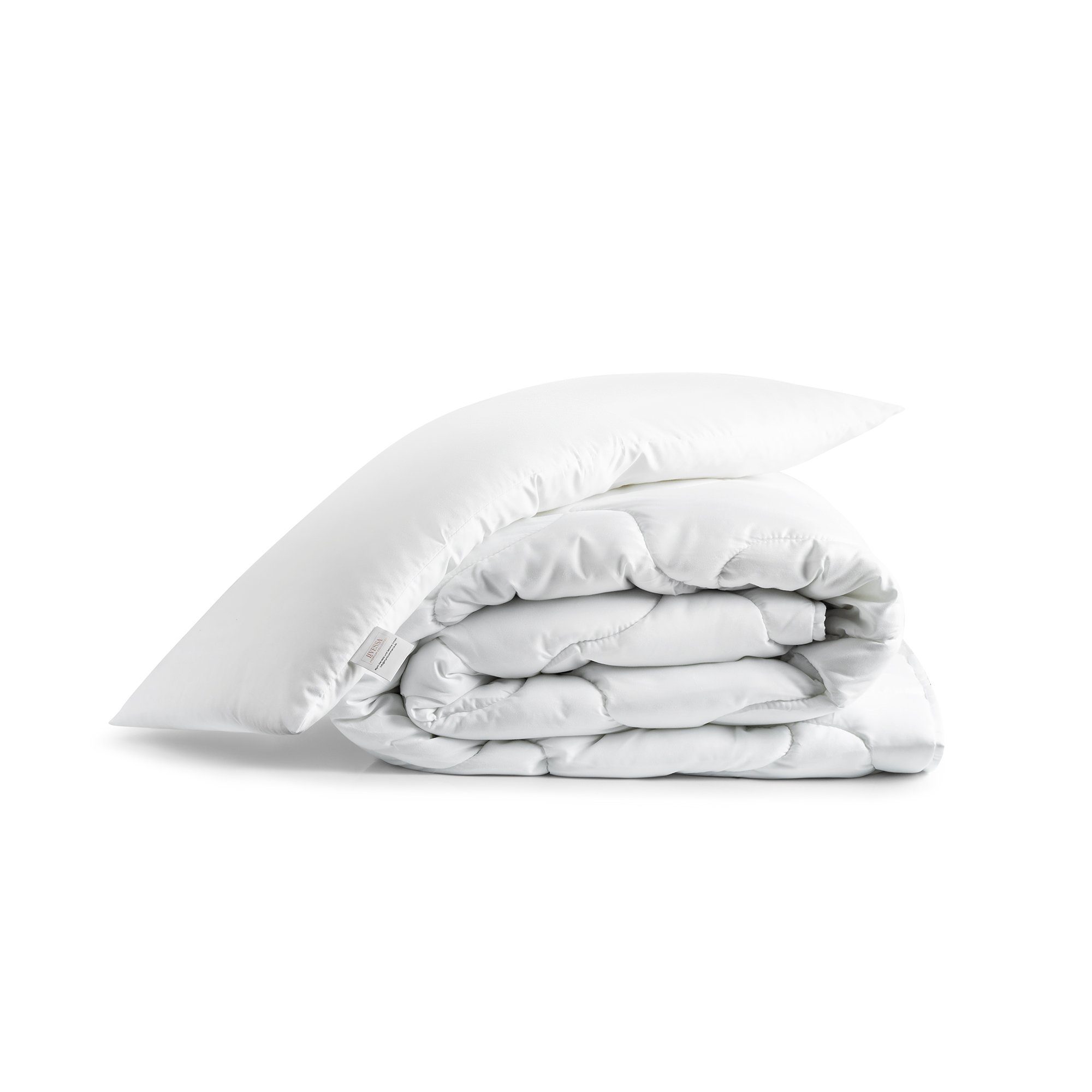 Bettdecke + Kopfkissen, Ideal für Ganzjahreszeiten mit 300 g/m² Füllung, livessa, Bettwaren SET weich und atmungsaktiv