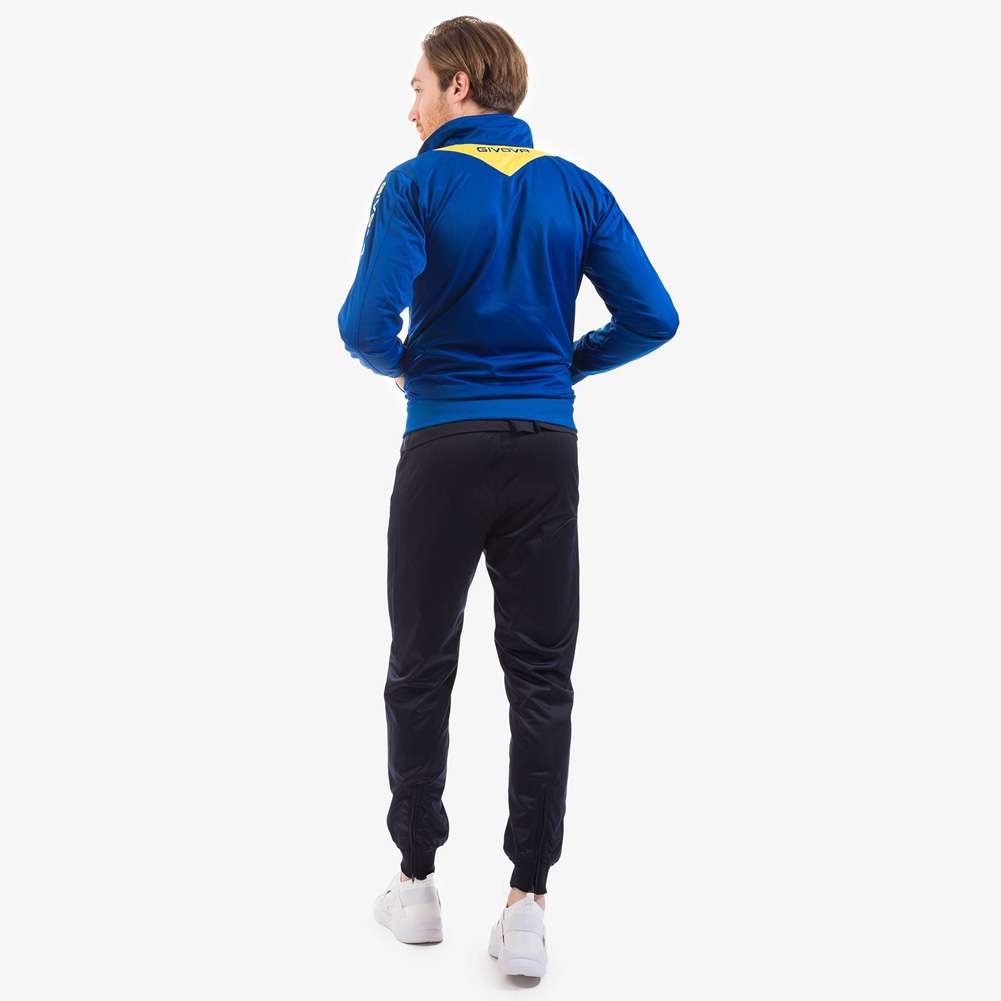 Givova Tuta Visa Trainingsanzug blau/gelb
