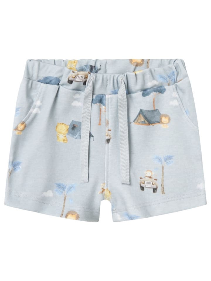 name it Baby Shorts in Hellblau günstig kaufen
