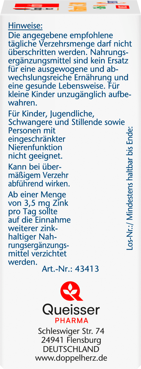 Vitamin C 500 + Zink + D3 Depot Direktgranulat 20 St, 32 g