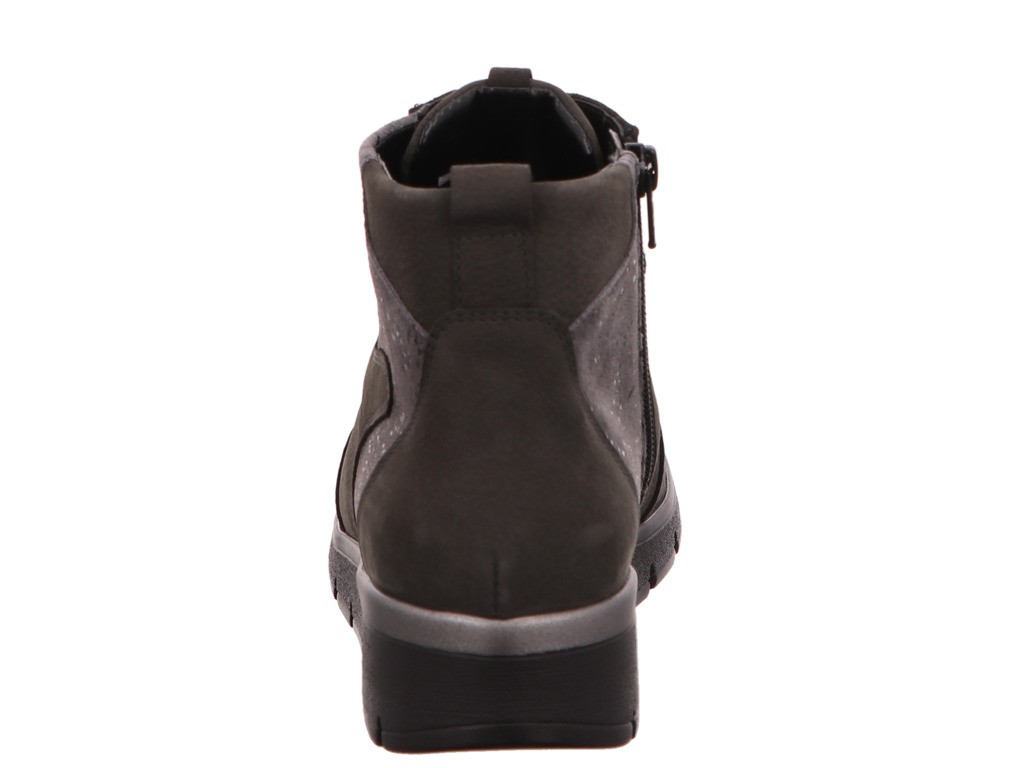 WALDLÄUFER Schnür-Stiefeletten grau
