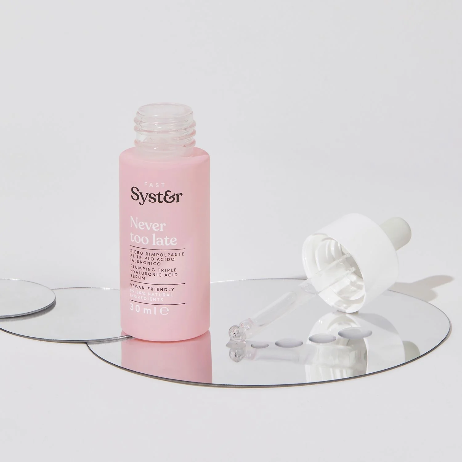 Syster Fast Never Too Late - Anti-rynke ansigtsserum, fugtgivende ansigtsserum