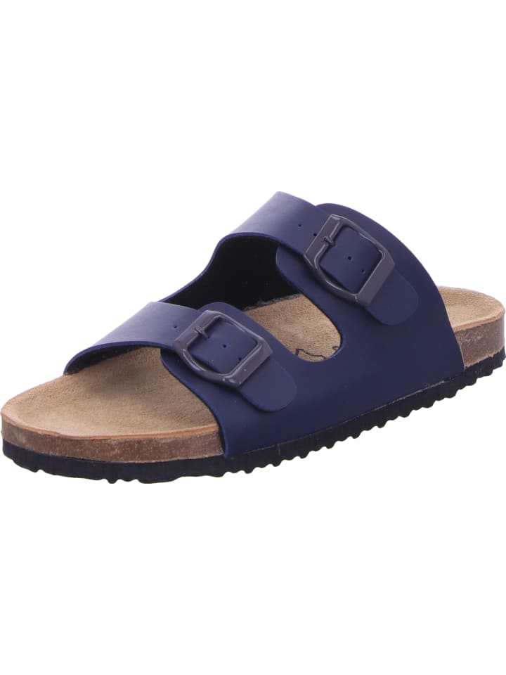Be Mega Bio-Pantolette in blau günstig kaufen