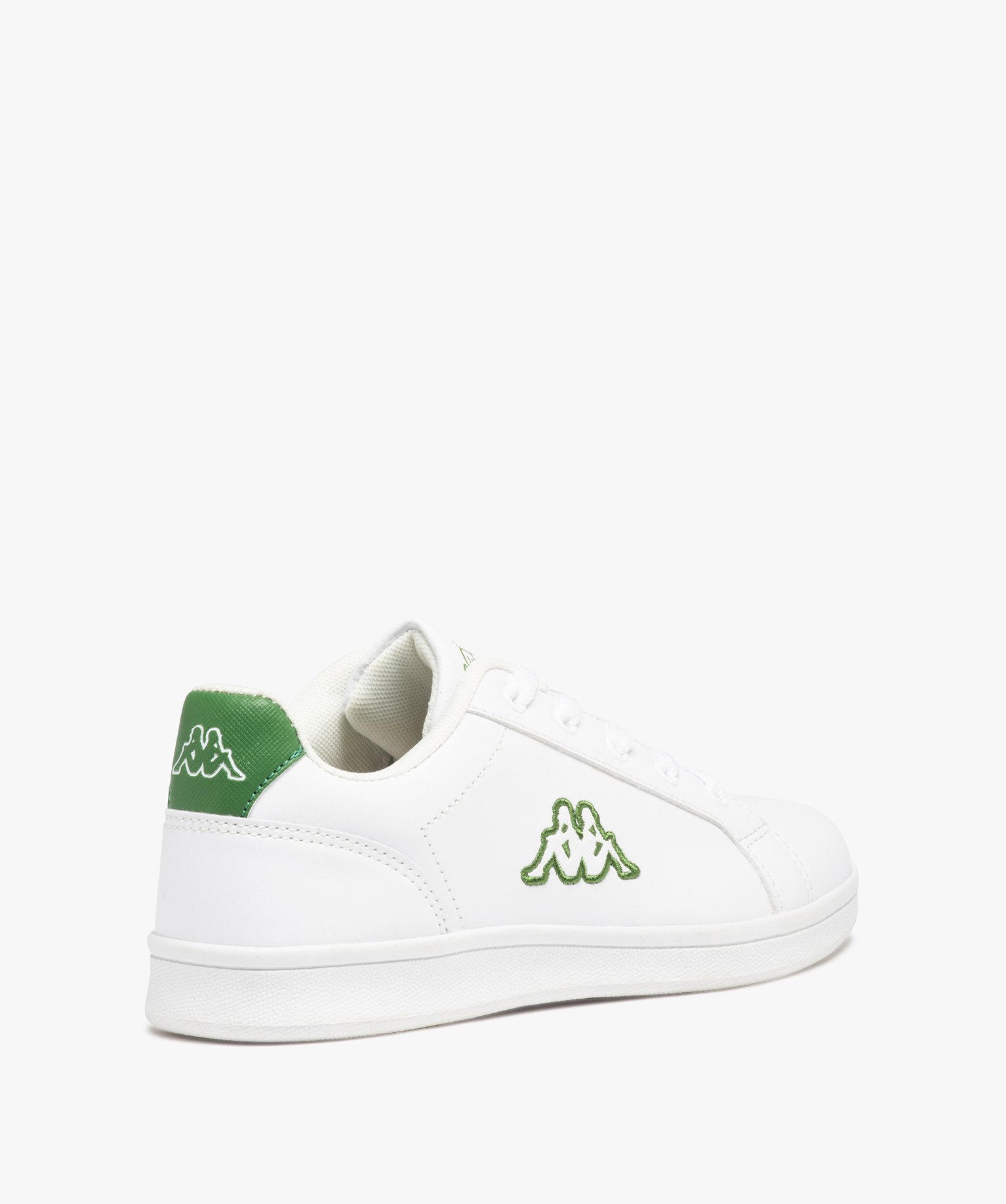 Baskets Garçon unies style rétro - Kappa blanc | GEMO