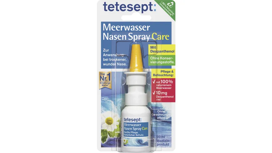 tetesept Meerwasser Nasen Spray Care 20 ml 20 ml