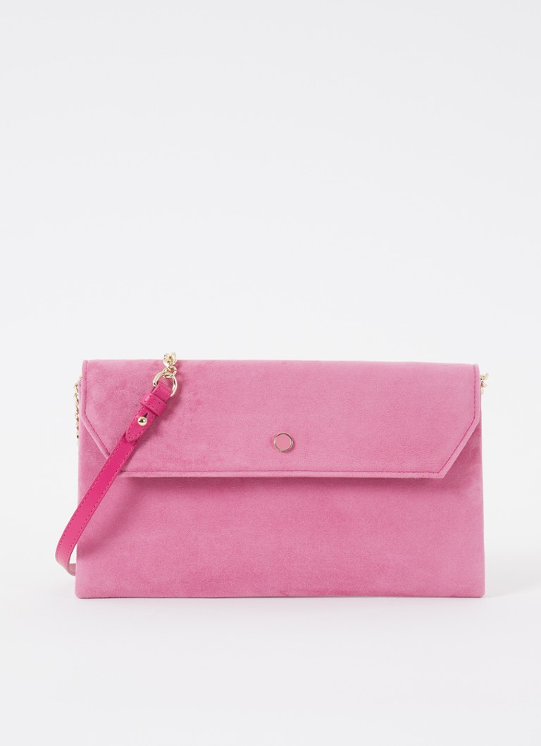 LKBennett Dora clutch in suede