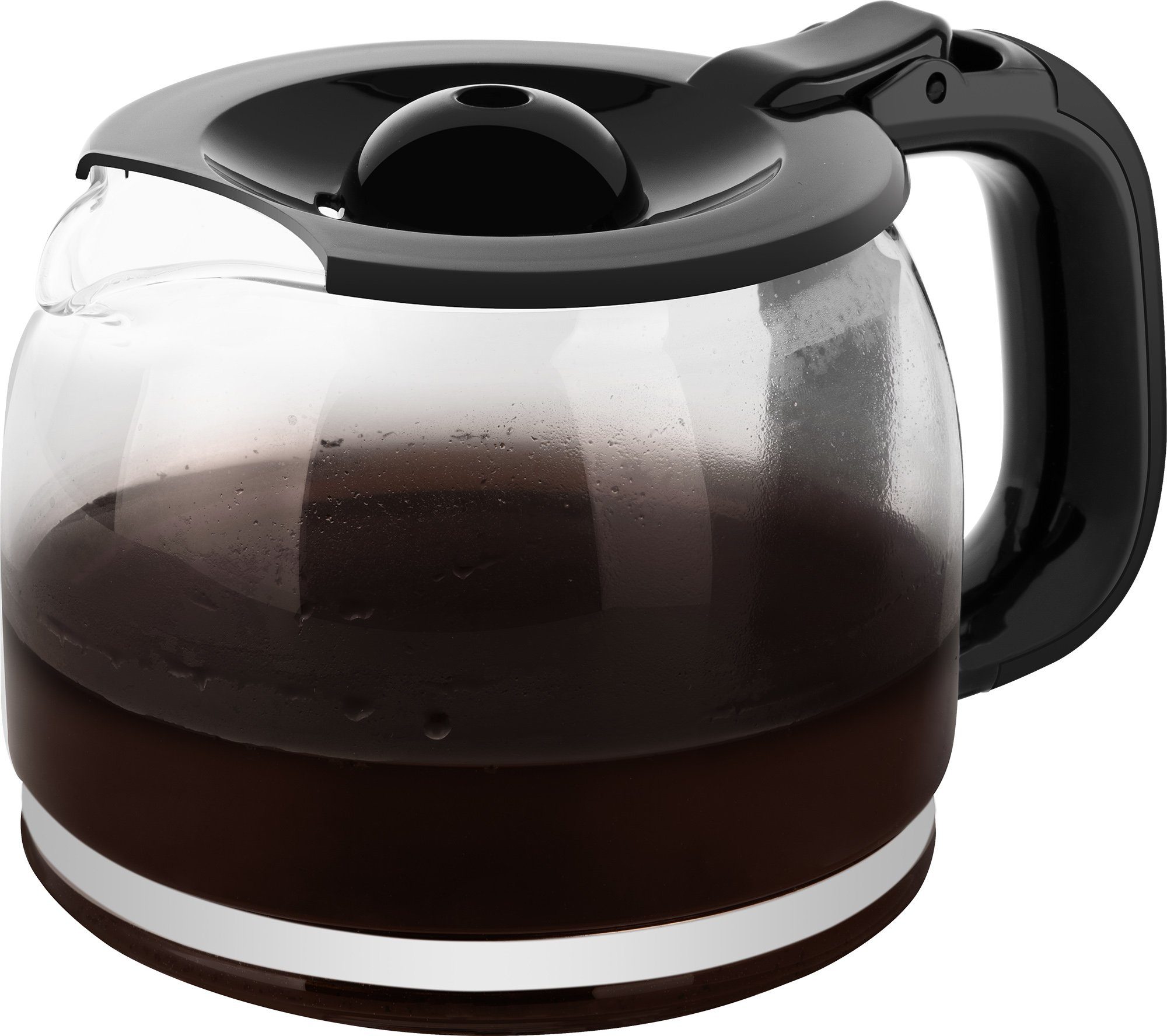 ECG Filterkaffeemaschine KP 2115, 1,5l Kaffeekanne, Permanentfilter, bis zu 12 Tassen Kaffee, Herausnehmbarer, waschbarer Nylonfilter