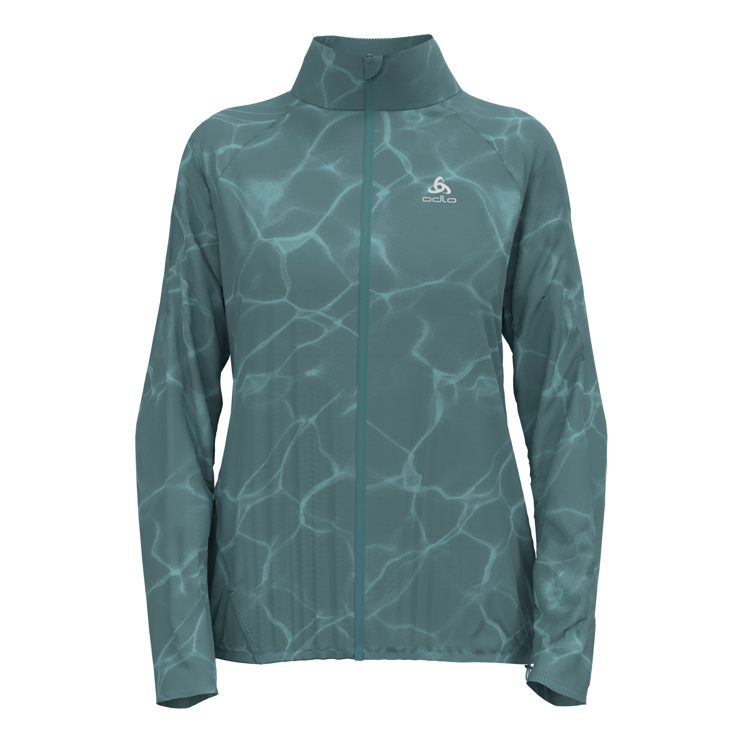 Zeroweight Print Laufjacke Damen - Blaugrau
