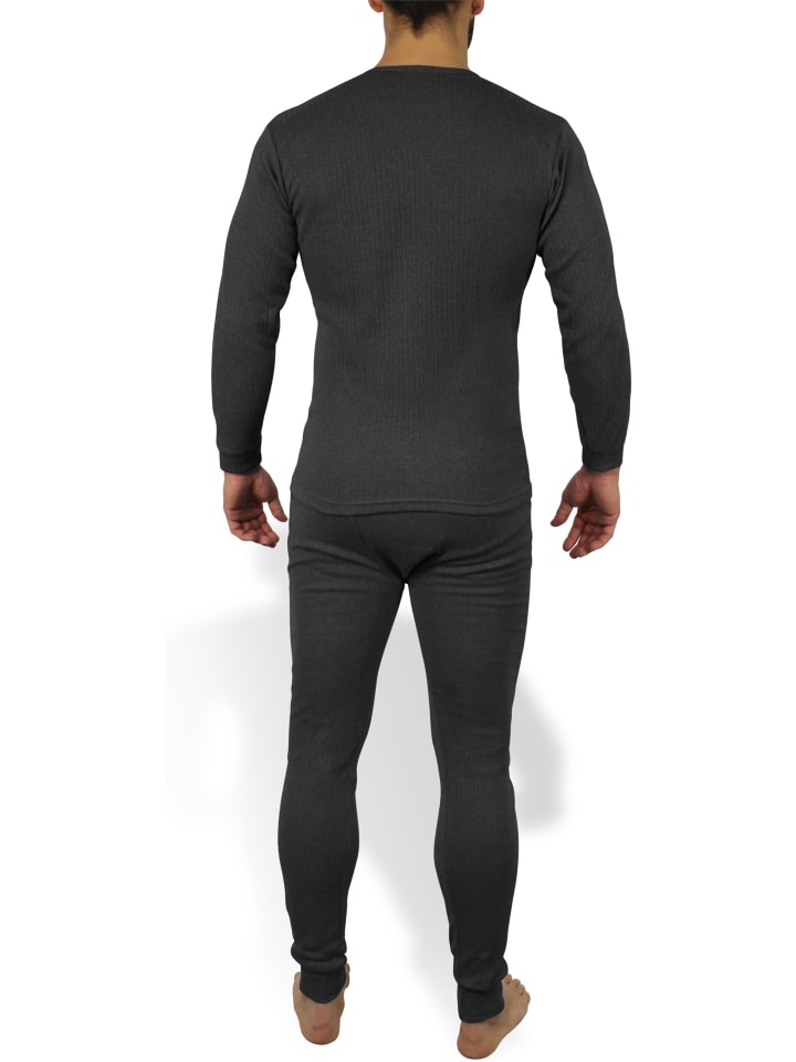 Normani Outdoor Sports Thermo Unterwäsche Garnitur in Anthrazit günstig kaufen