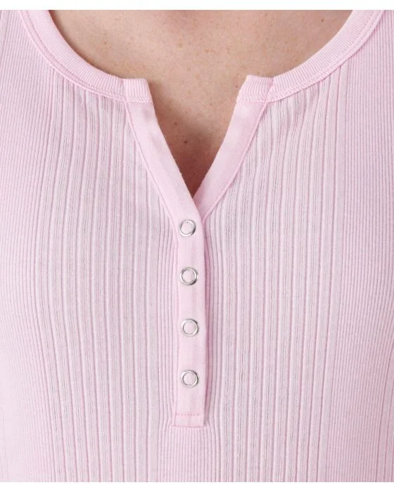 Tee-shirt pur coton côtes placées
