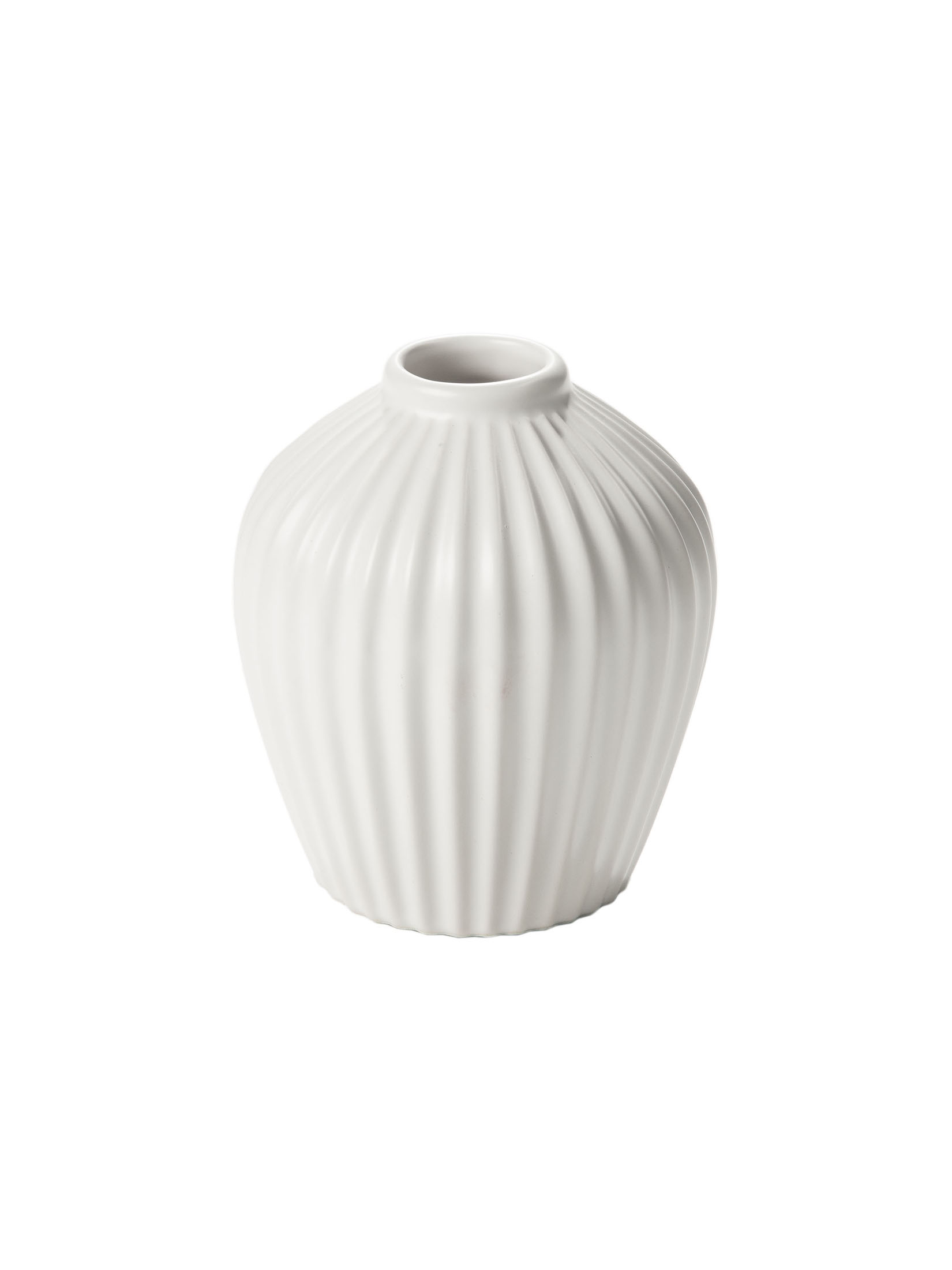 Kanton Deko-Vase, Weiss